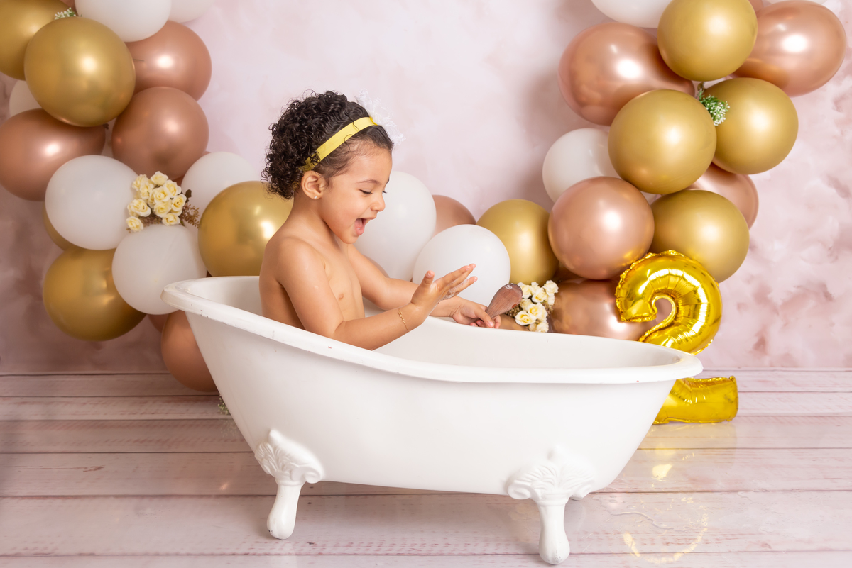 Smash the cake neutro Santo André - Thais Castro Fotografia