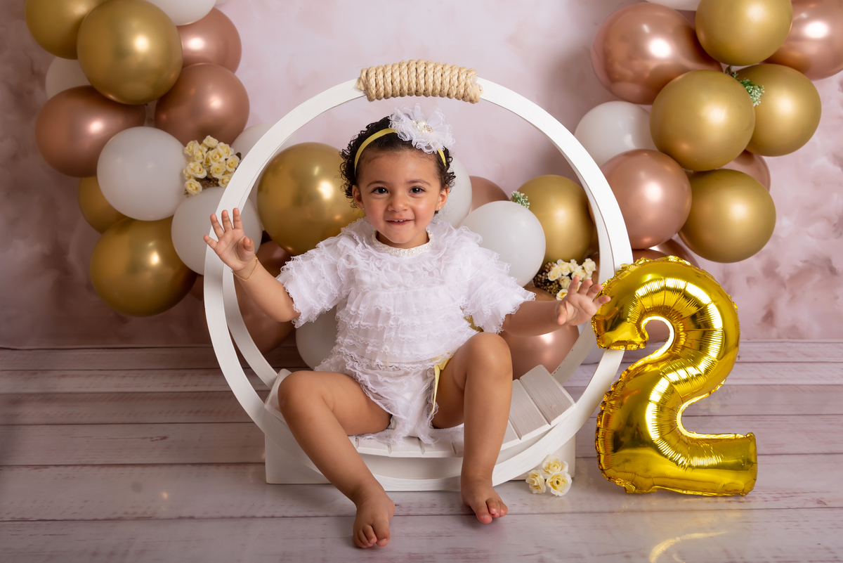 Smash the cake neutro Santo André - Thais Castro Fotografia