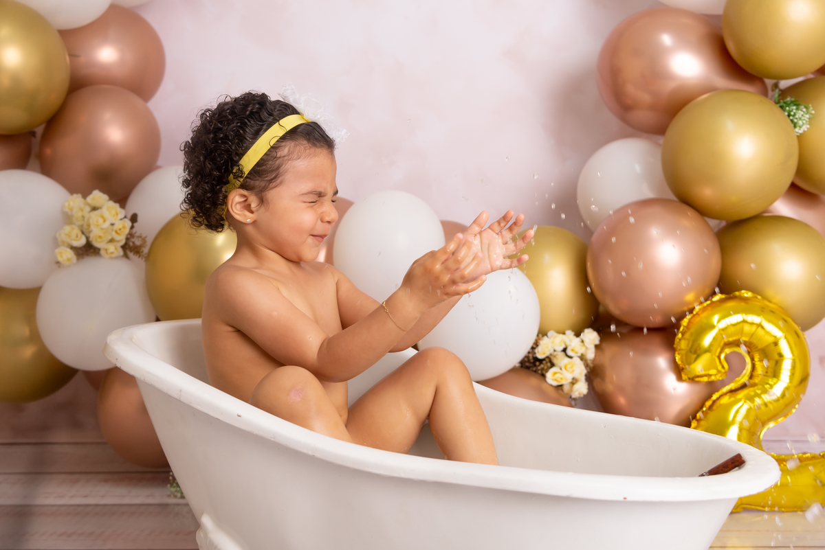 Smash the cake neutro Santo André - Thais Castro Fotografia