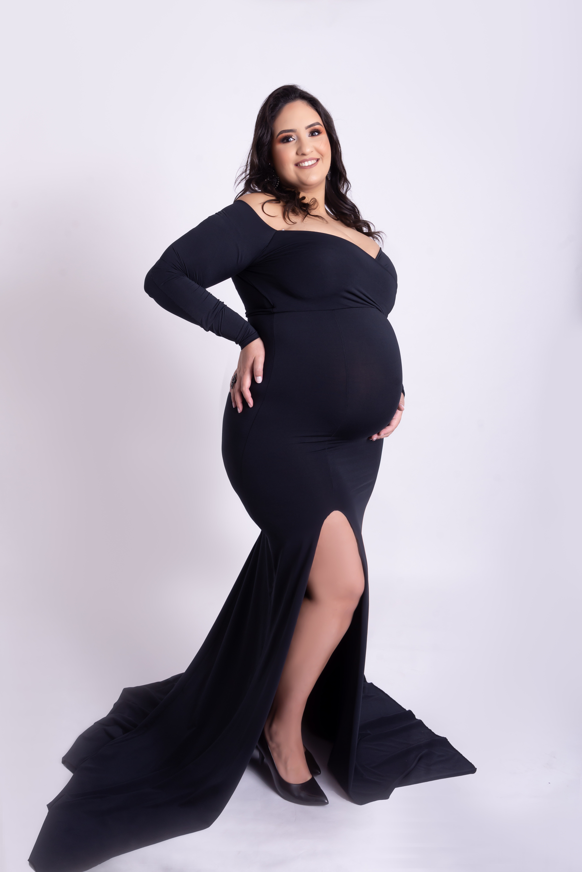 Ensaio gestante estúdio Thais Castro Fotografia Santo André