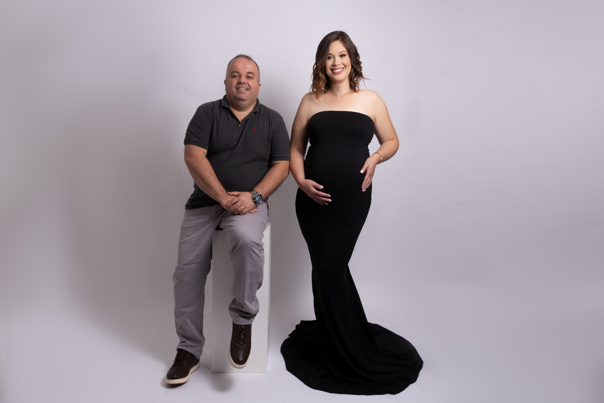 Ensaio gestante estúdio Thais Castro Fotografia Santo André