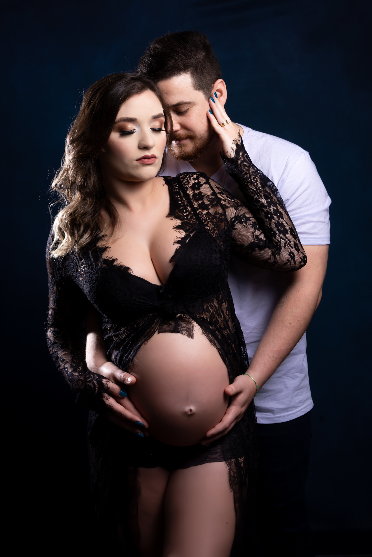 Ensaio gestante estúdio Thais Castro Fotografia Santo André