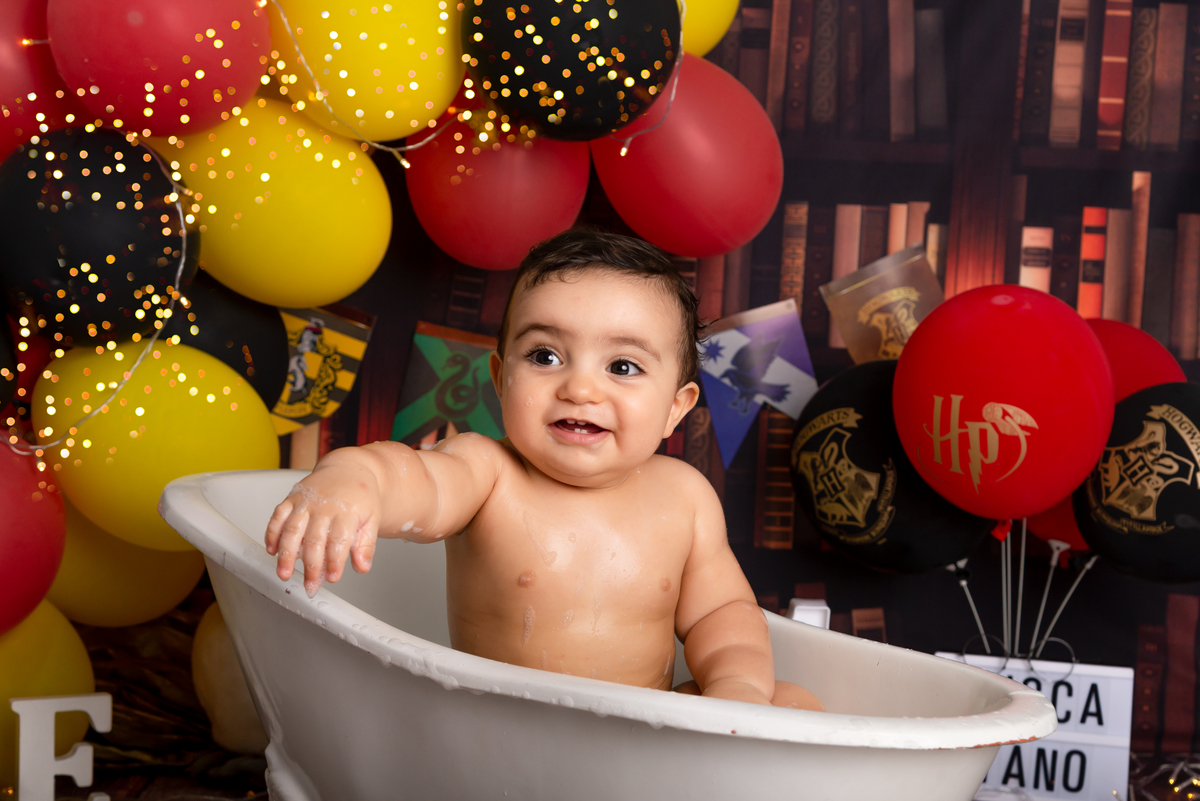 Ensaio Smash the cake Harry Potter - Santo André - Thais Castro Fotografia