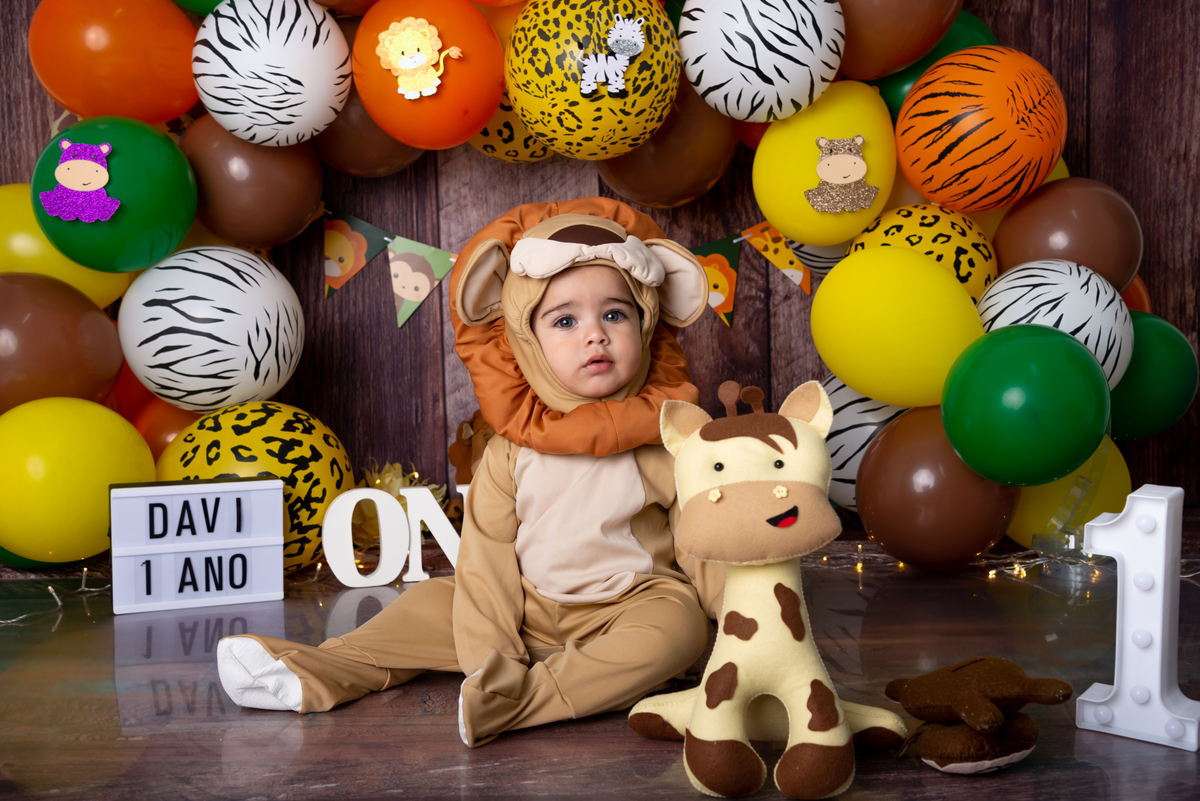 Ensaio Smash the cake Safari - Santo André - Thais Castro Fotografia