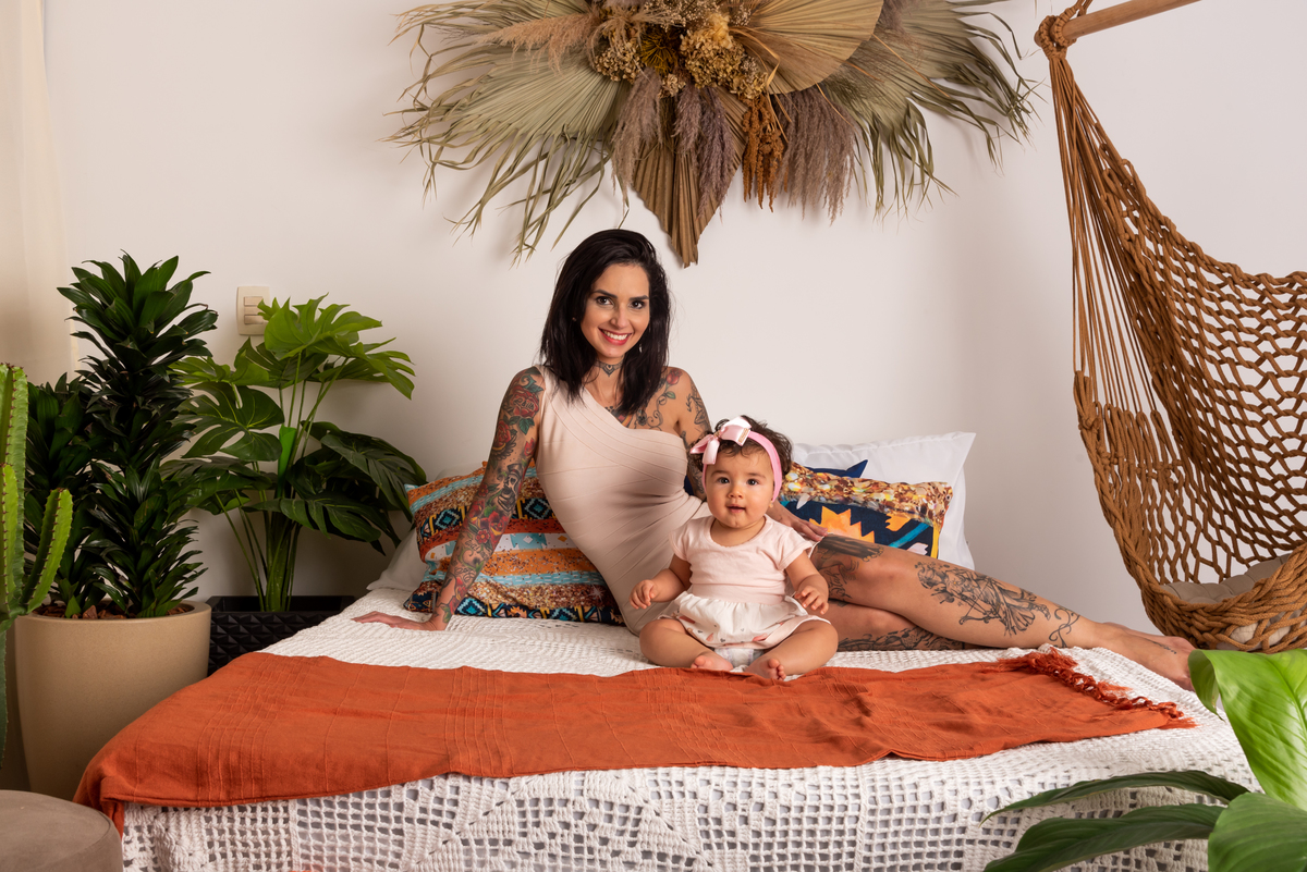 Ensaio Mãe e filha - nu artístico - Santo André - Thais Castro Fotografia