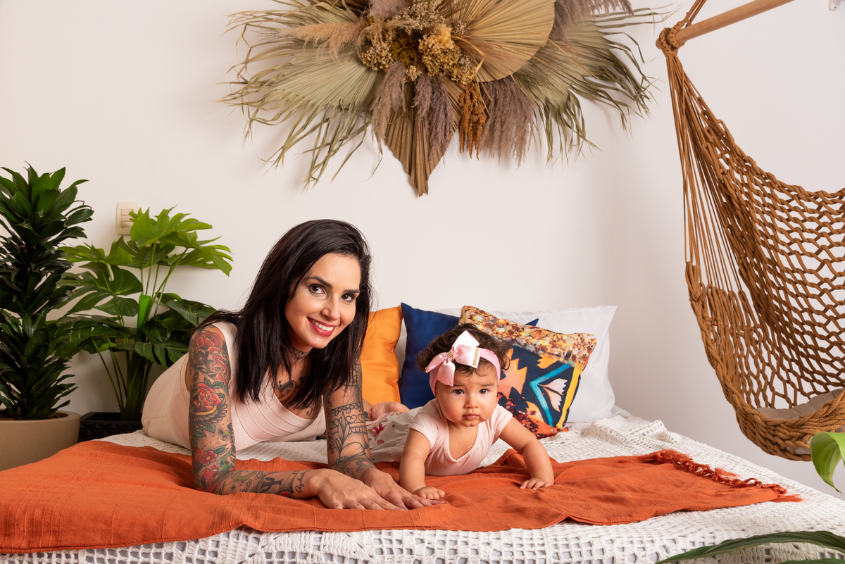 Ensaio Mãe e filha - nu artístico - Santo André - Thais Castro Fotografia