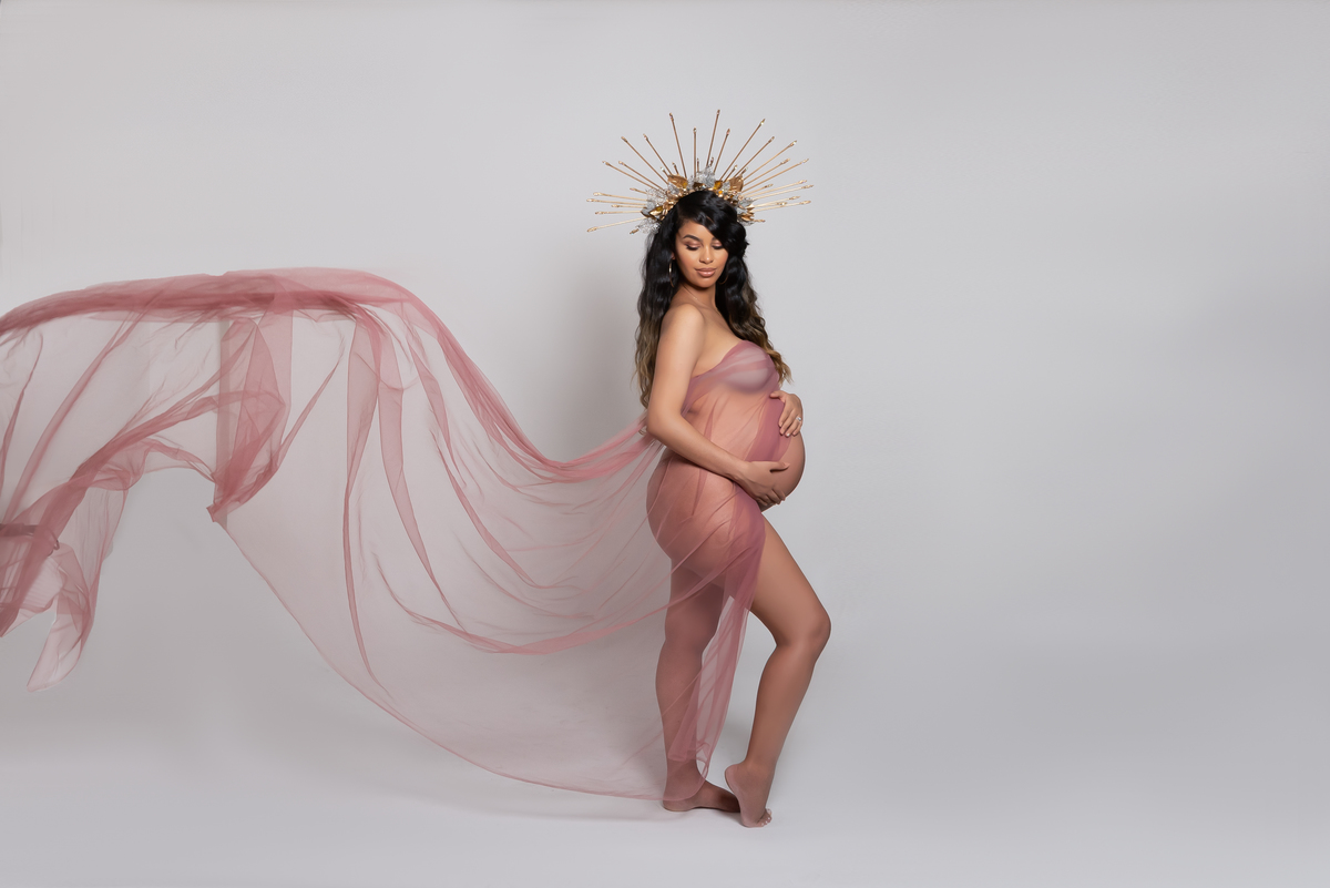 Ensaio gestante luxo milk bath Santo André - Thais Castro 