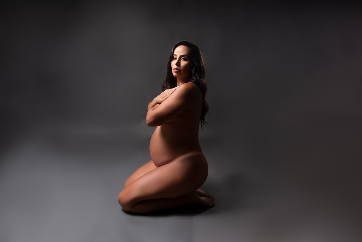 Ensaio gestante luxo milk bath Santo André - Thais Castro 