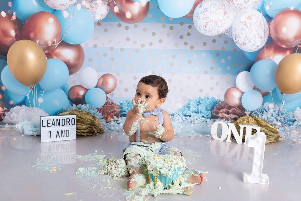 Smash the cake neutro - Thais Castro Fotografia - Santo André