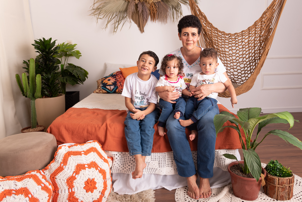 ensaio milk bath familia