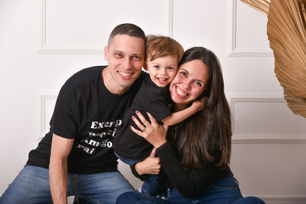 Ensaio familia estúdio Santo André