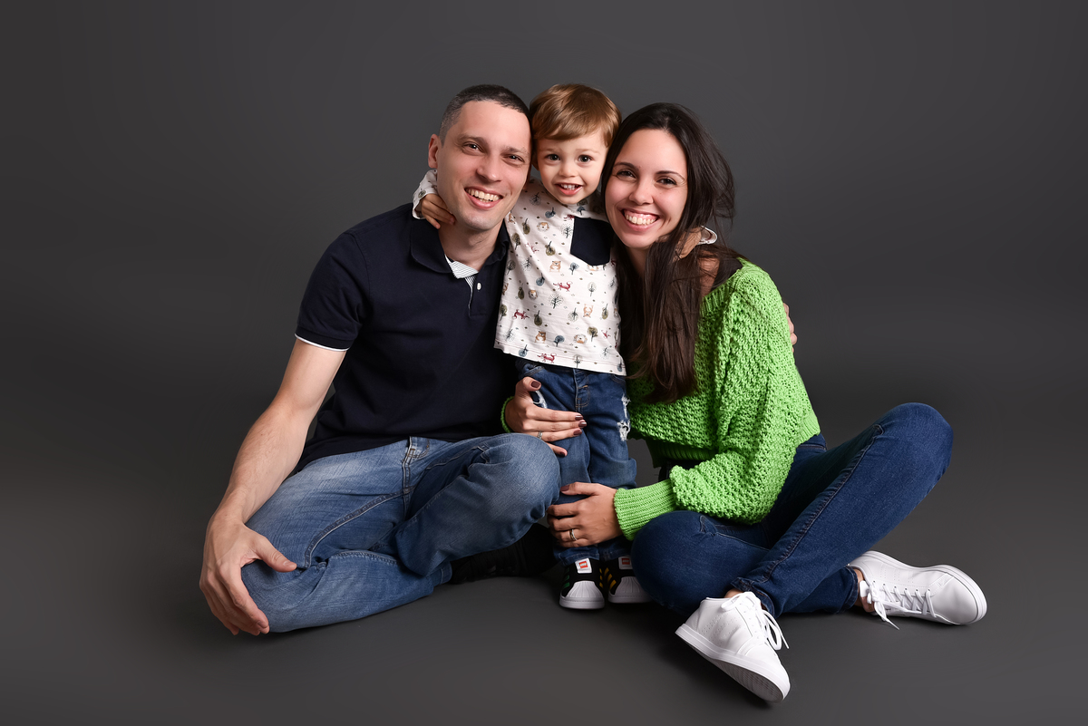 Ensaio familia estúdio Santo André