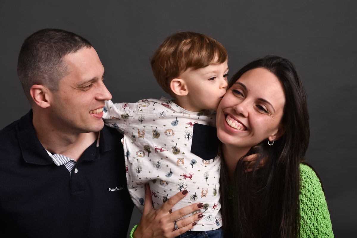 Ensaio familia estúdio Santo André