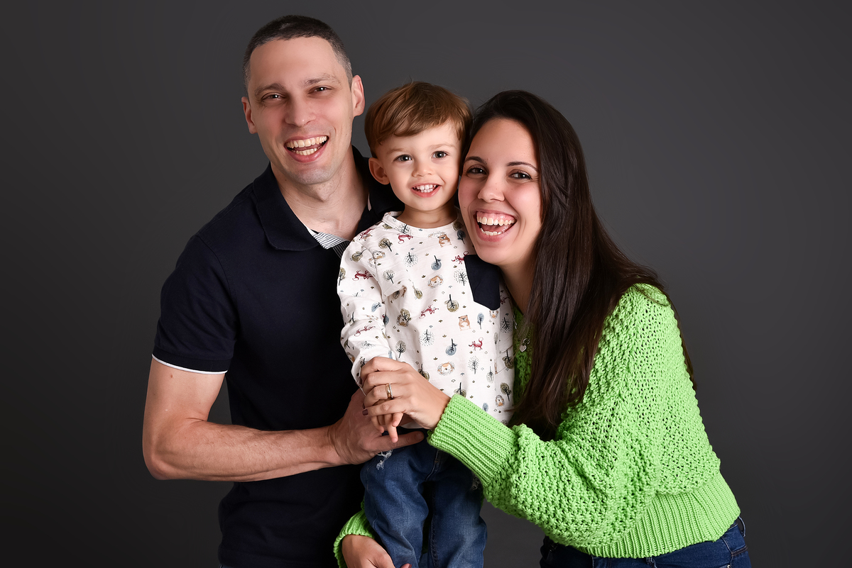 Ensaio familia estúdio Santo André