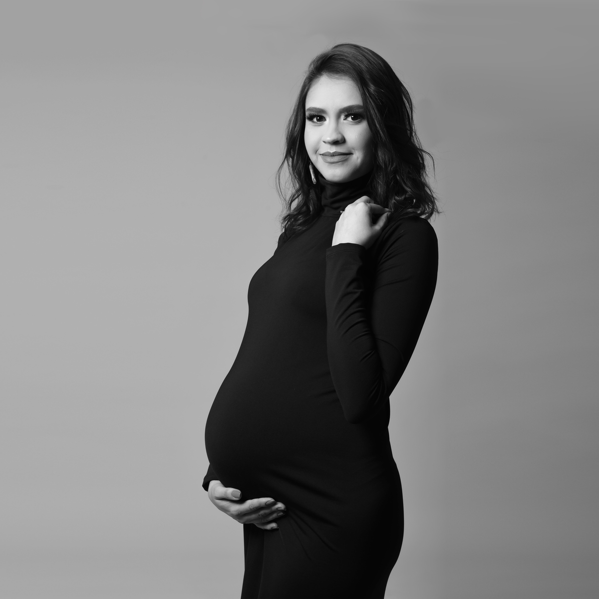 Ensaio gestante luxo estúdio Thais Castro Fotografia