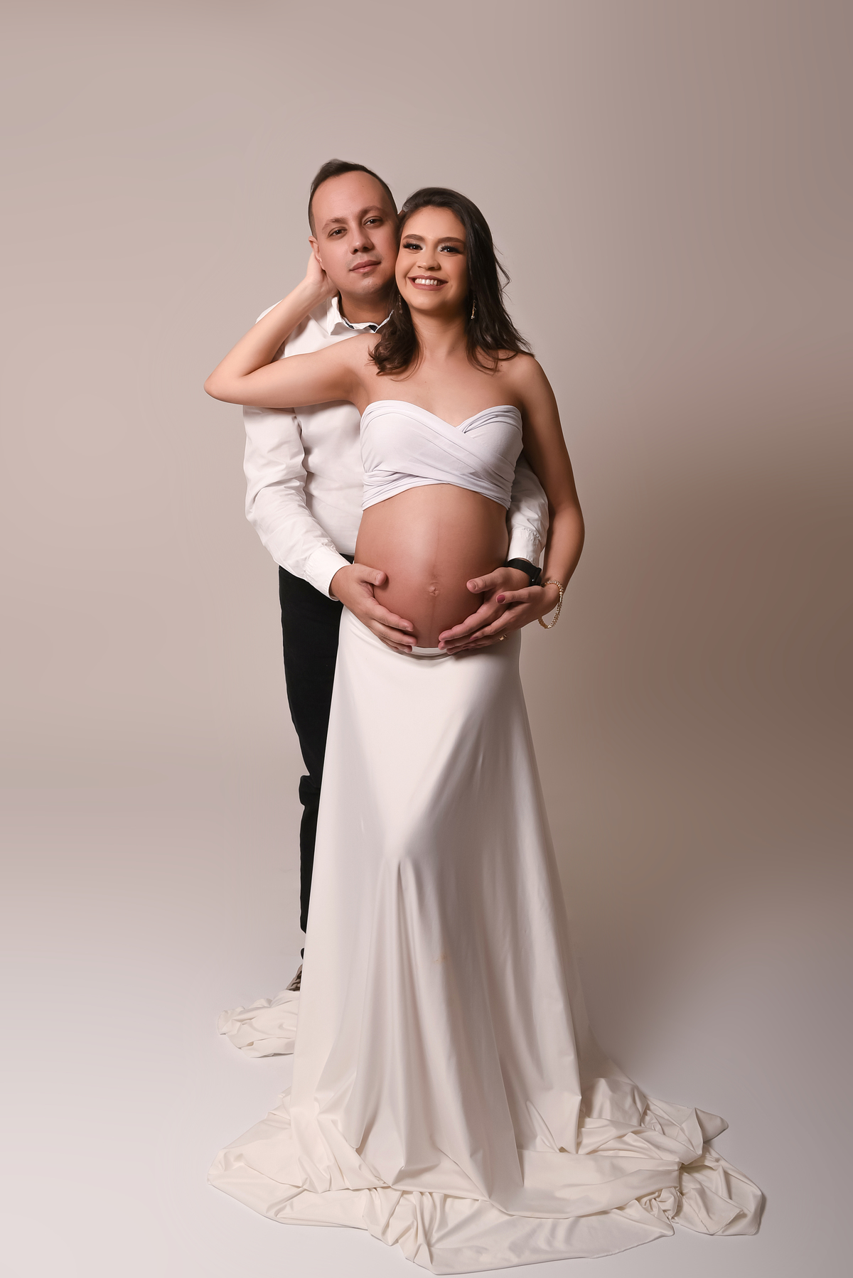 Ensaio gestante luxo estúdio Thais Castro Fotografia