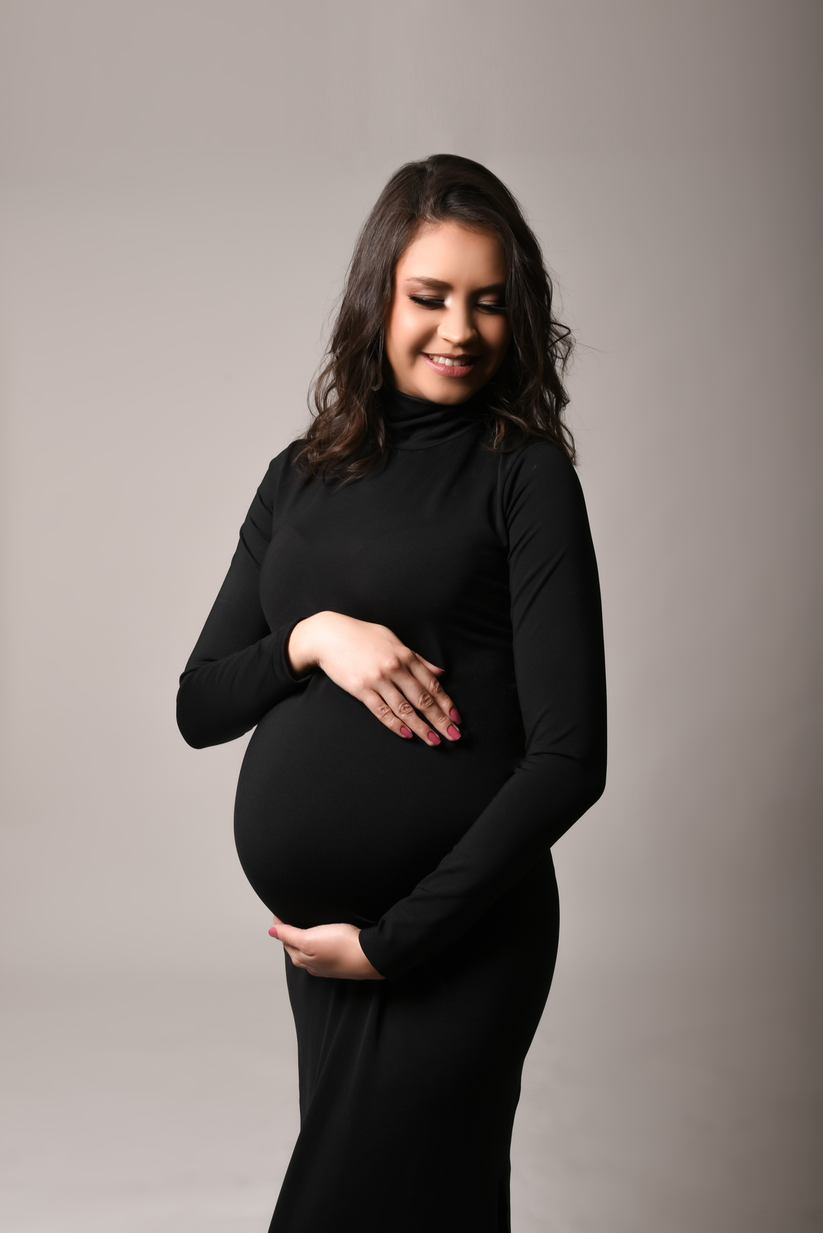 Ensaio gestante luxo estúdio Thais Castro Fotografia