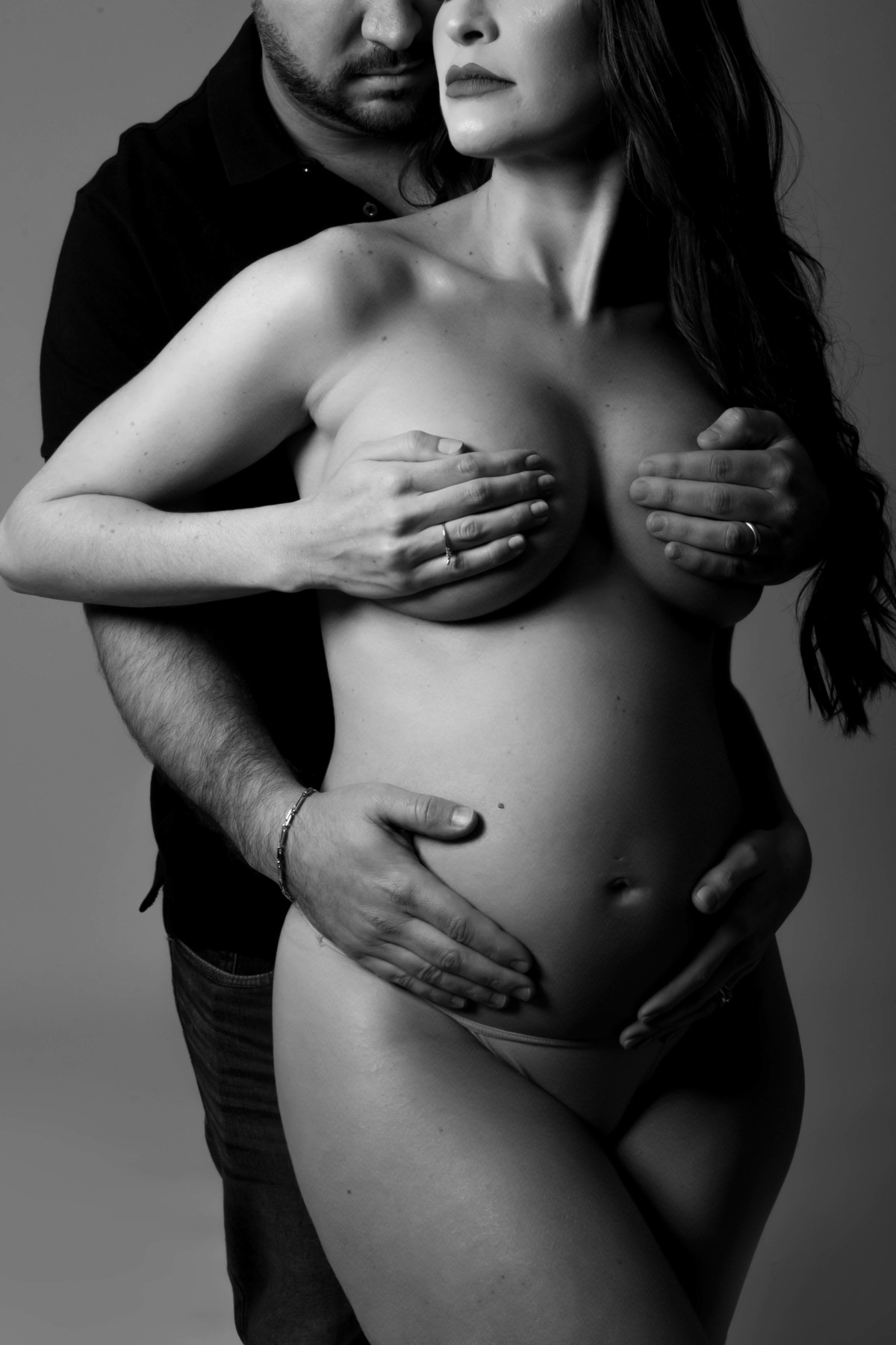 Ensaio gestante luxo estúdio Thais Castro Fotografia