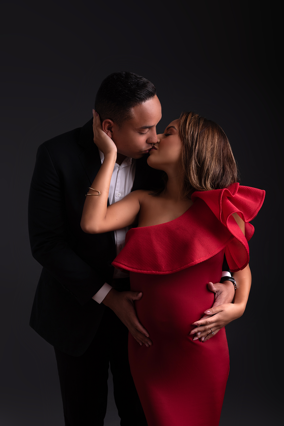 Ensaio gestante luxo estúdio Thais Castro Fotografia