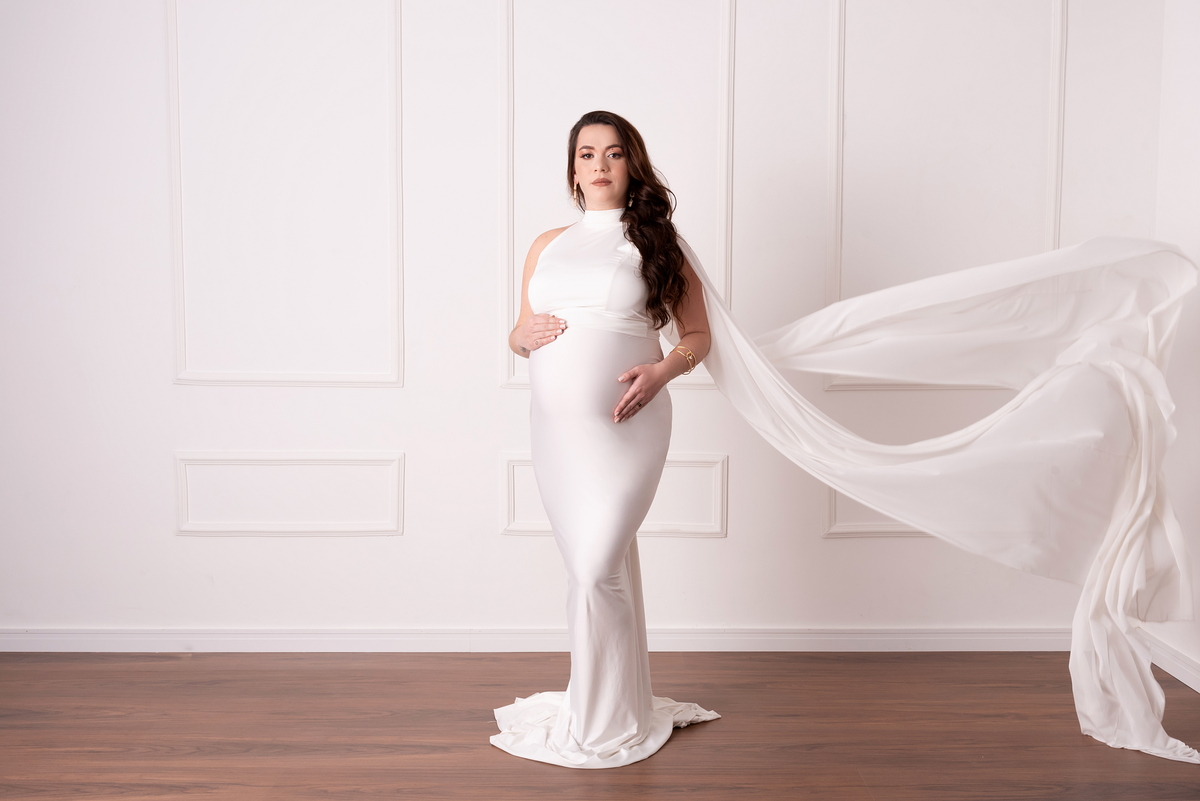 Ensaio Gestante luxo Santo André Thais Castro Fotografia milk bath