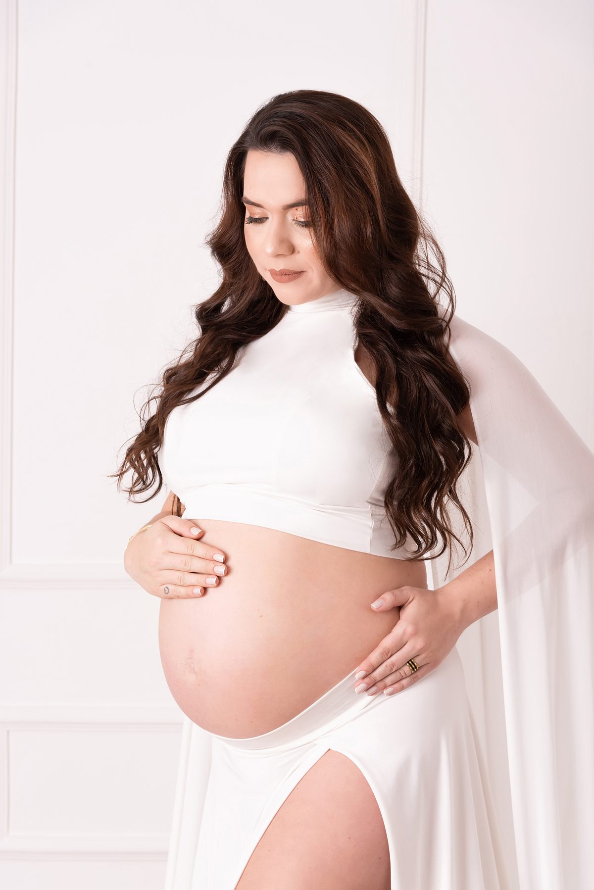 Ensaio Gestante luxo Santo André Thais Castro Fotografia milk bath