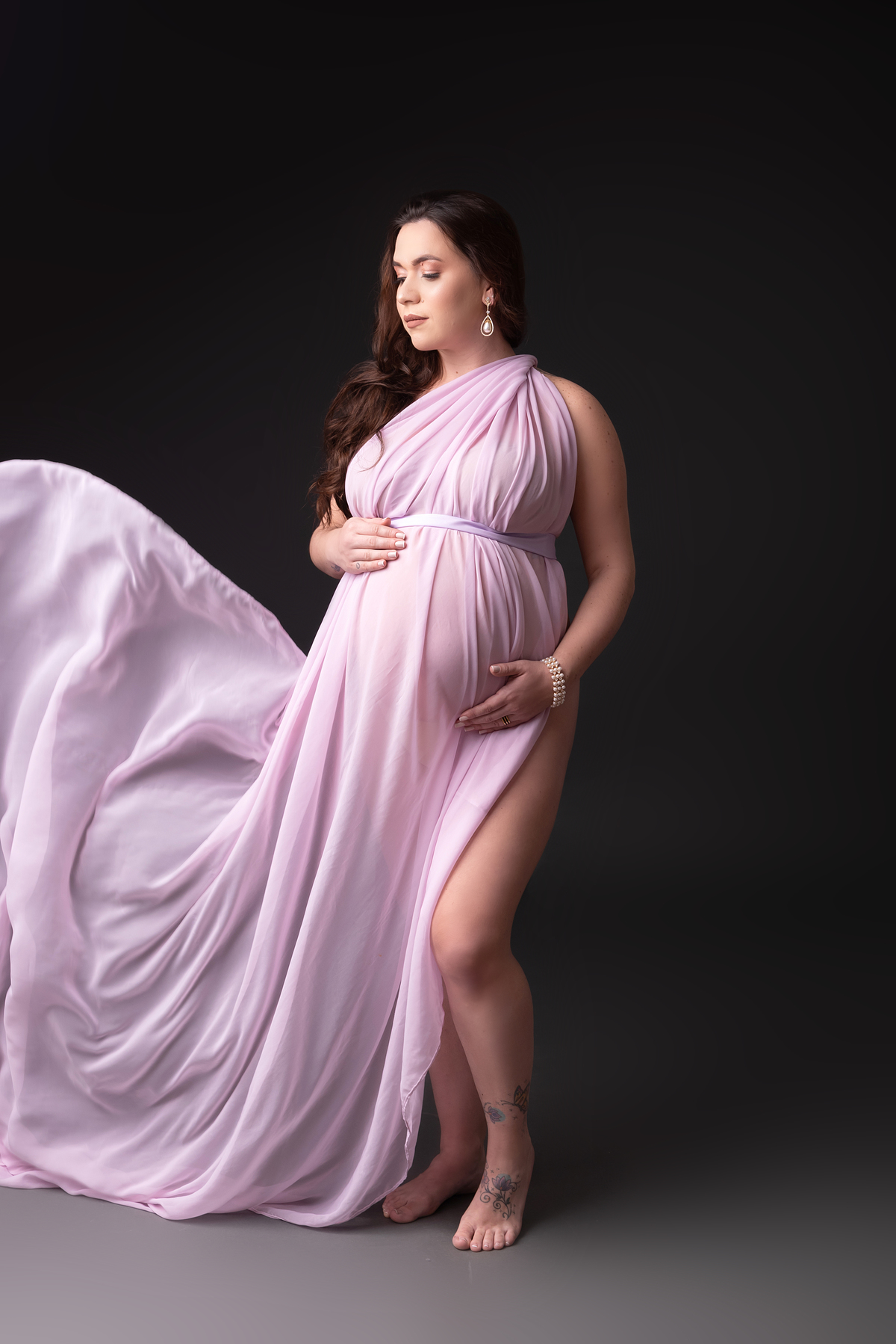 Ensaio Gestante luxo Santo André Thais Castro Fotografia milk bath