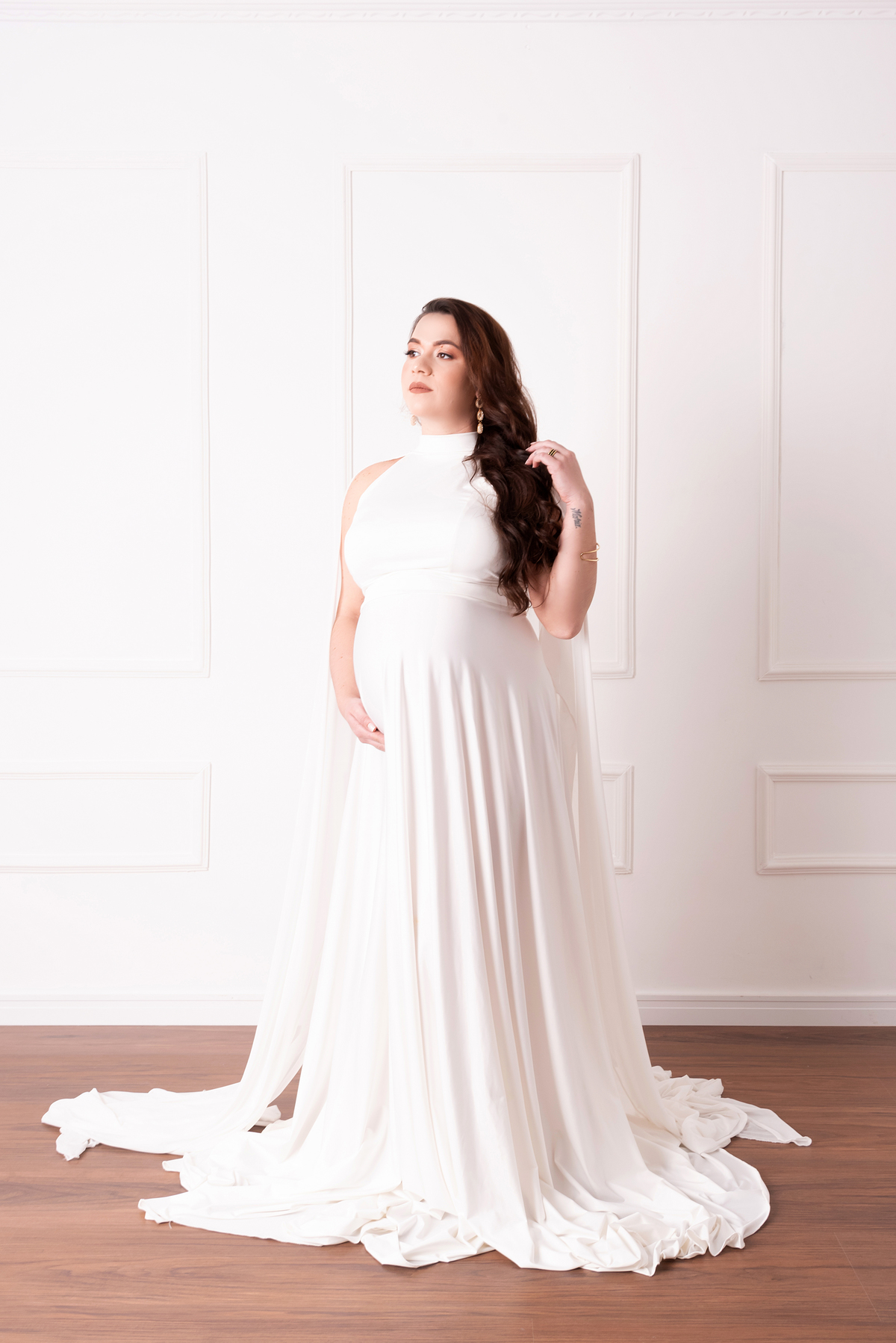 Ensaio Gestante luxo Santo André Thais Castro Fotografia milk bath