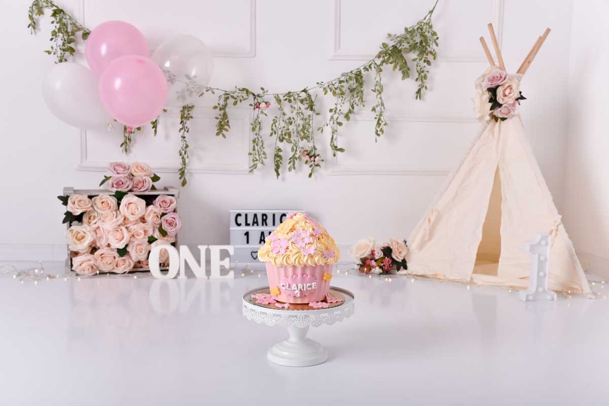 smash the cake neutro menina Estudio Thais Castro