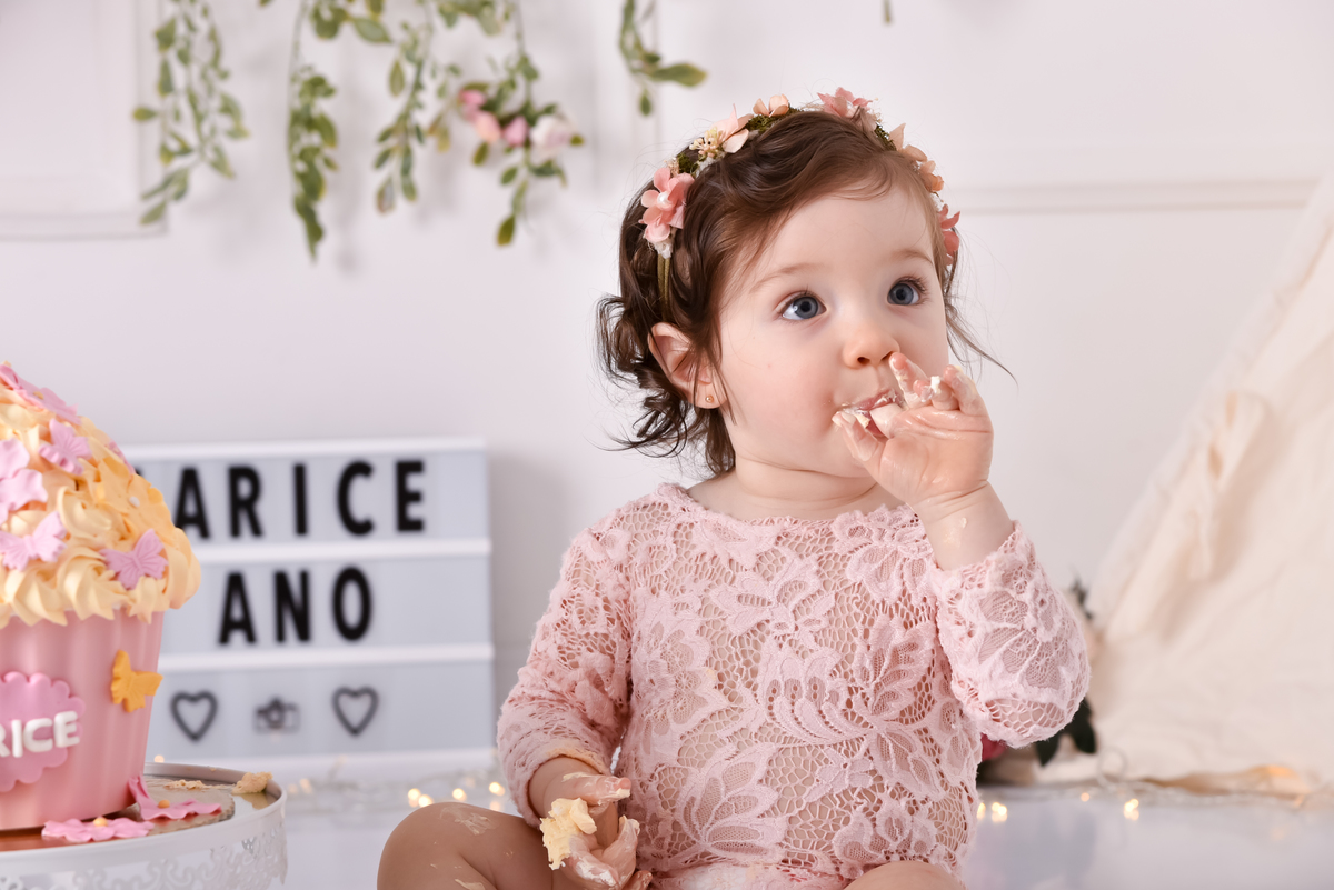 smash the cake neutro menina Estudio Thais Castro