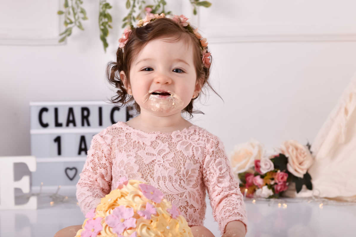 smash the cake neutro menina Estudio Thais Castro