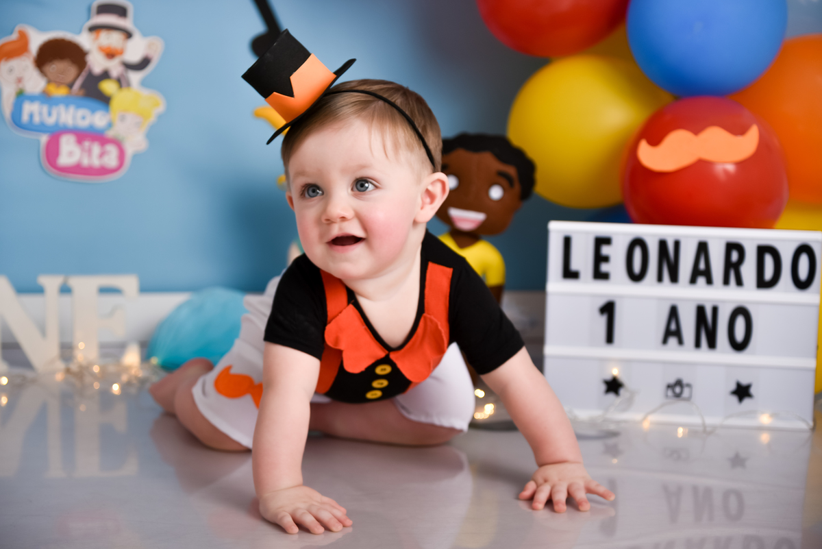 Smash the cake Mundo Bita - Estúdio Thais Castro