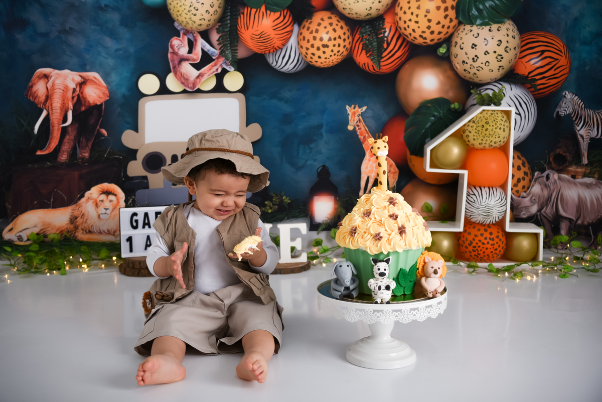 Smash the cake Safari - Estúdio Thais Castro