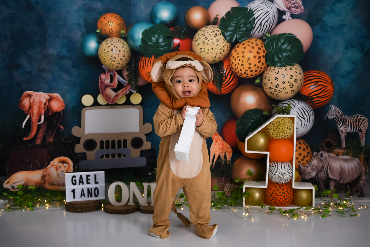 Smash the cake Safari - Estúdio Thais Castro