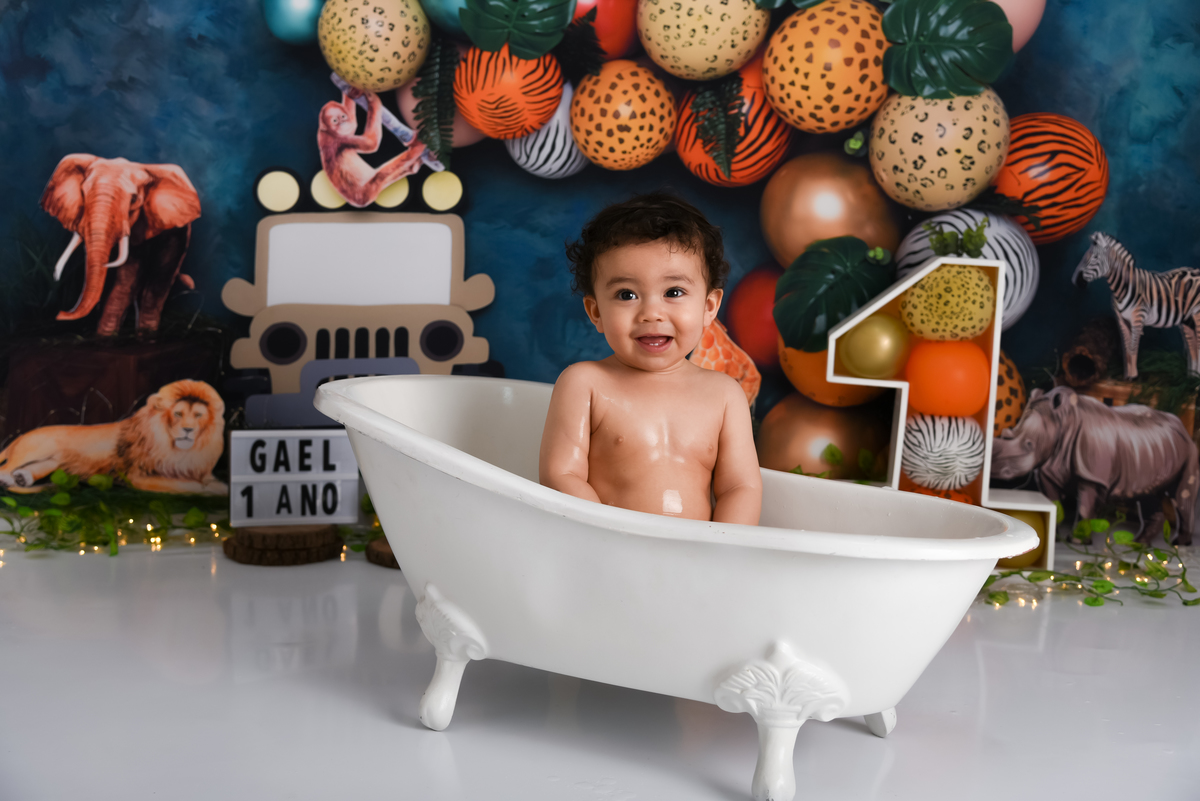 Smash the cake Safari - Estúdio Thais Castro