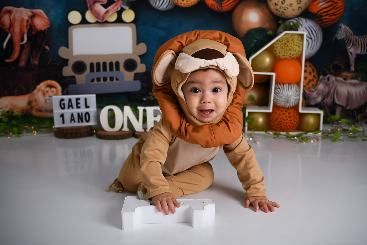 Smash the cake Safari - Estúdio Thais Castro