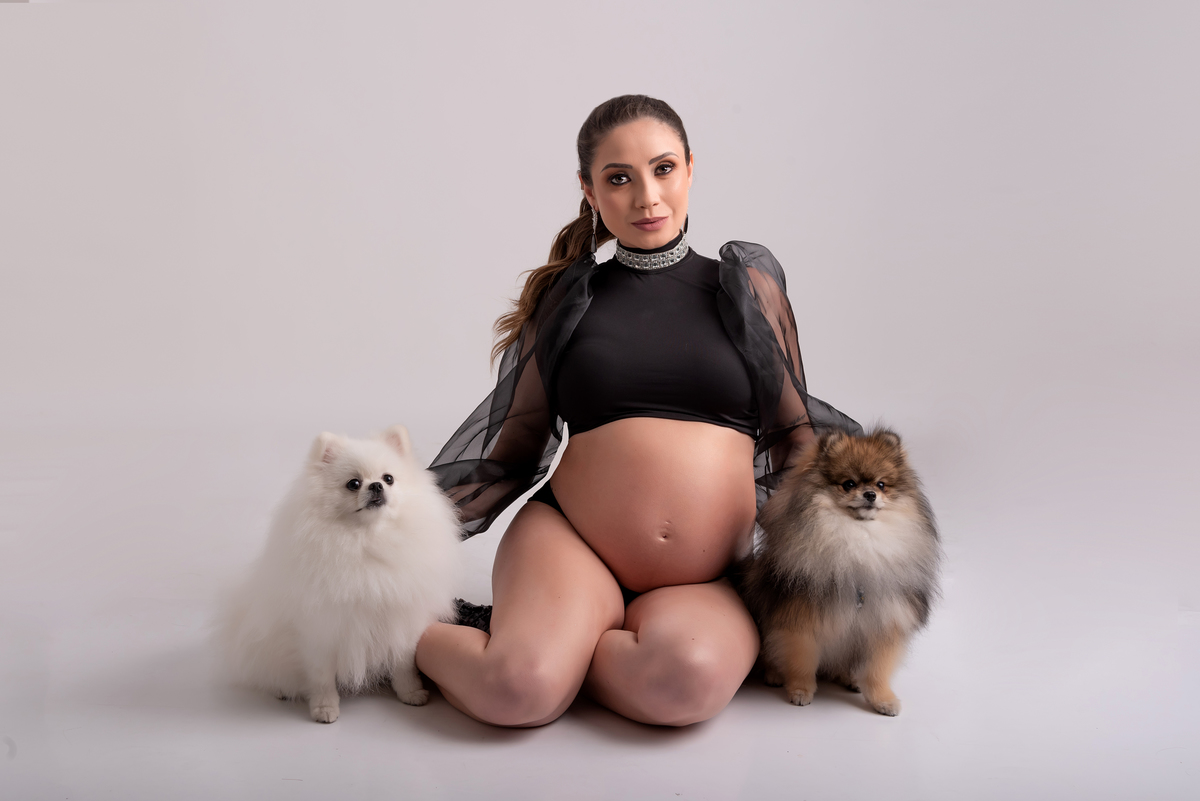 Ensaio gestante luxo Estúdio Thais Castro