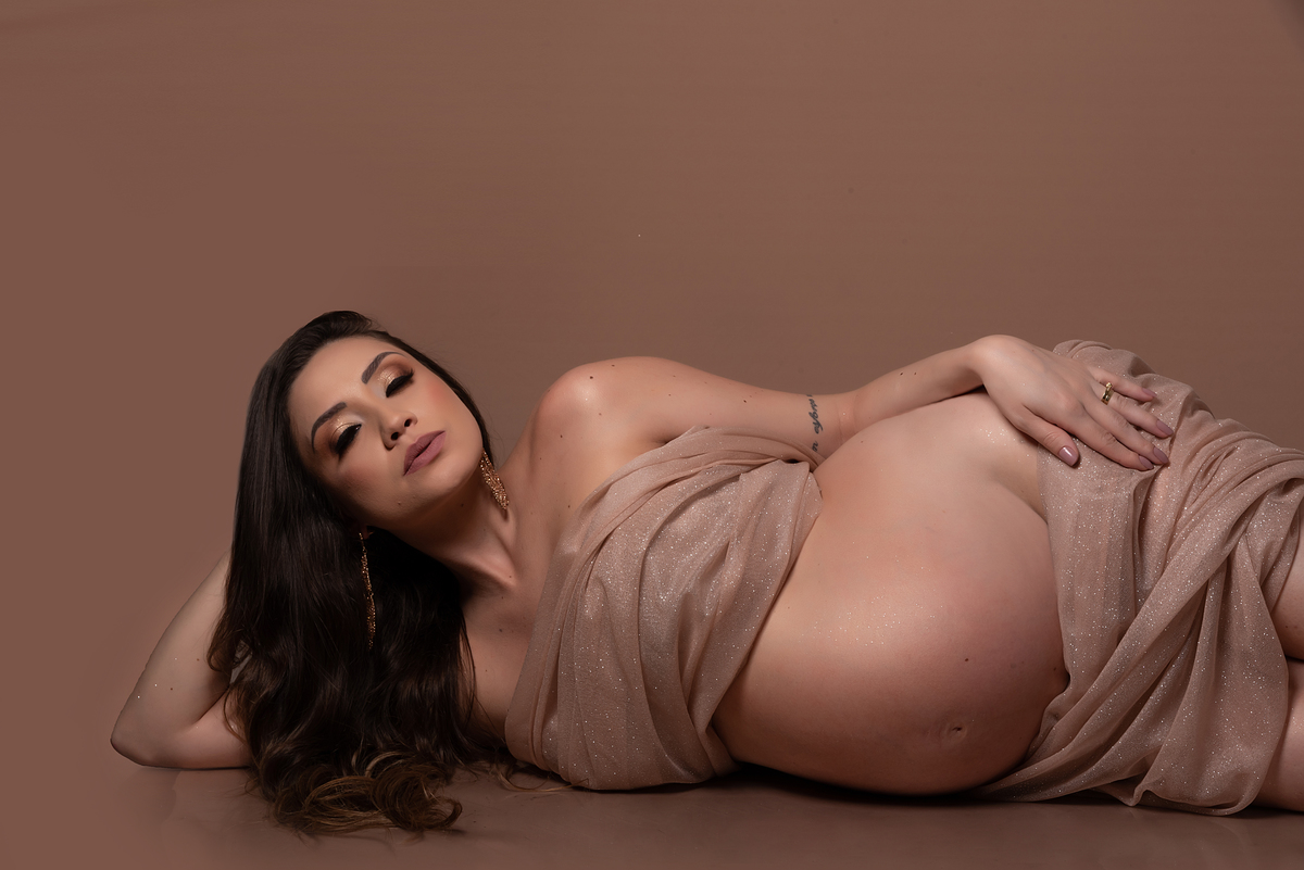 Ensaio gestante luxo Estúdio Thais Castro