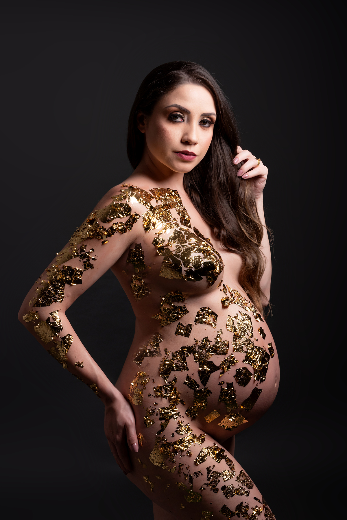 Ensaio gestante luxo Estúdio Thais Castro