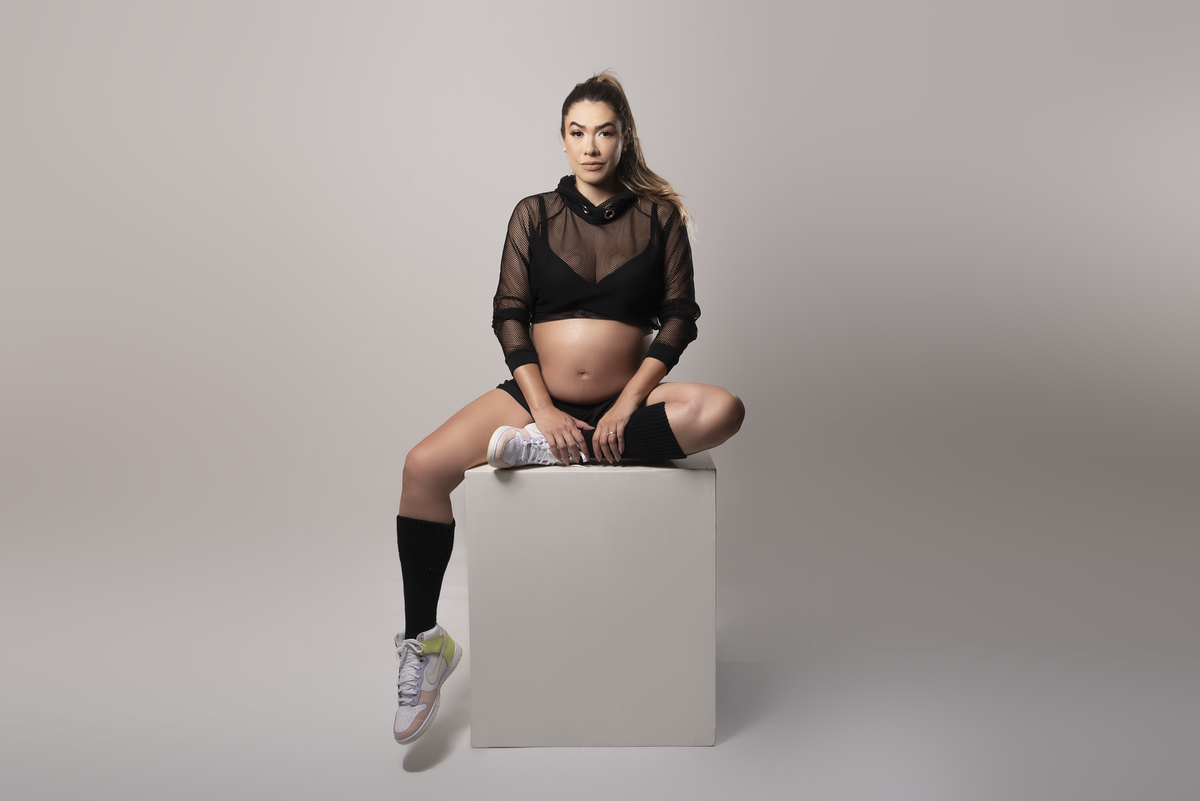 Ensaio gestante luxo Estúdio Thais Castro