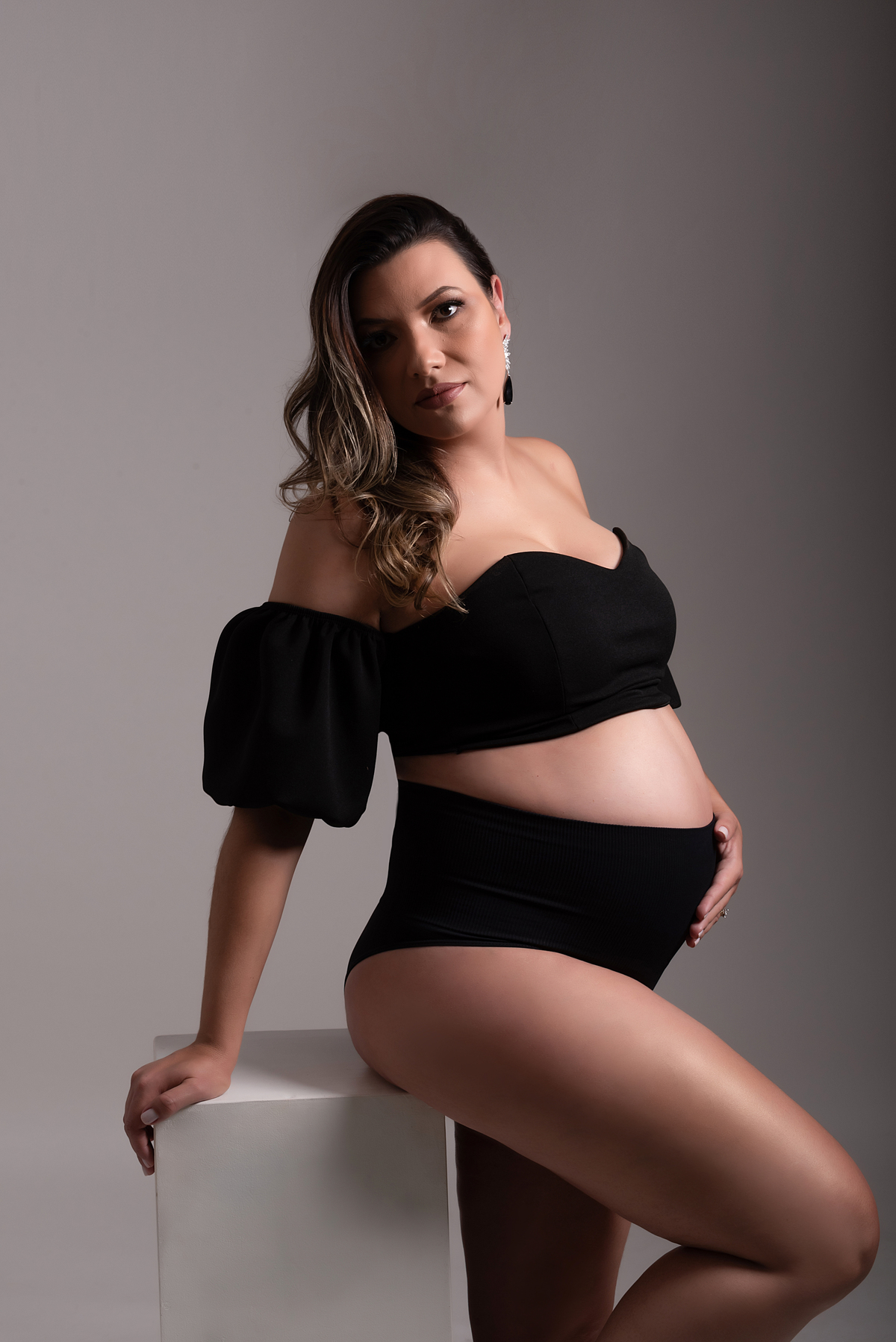 Ensaio gestante fashion Estúdio Thais Castro