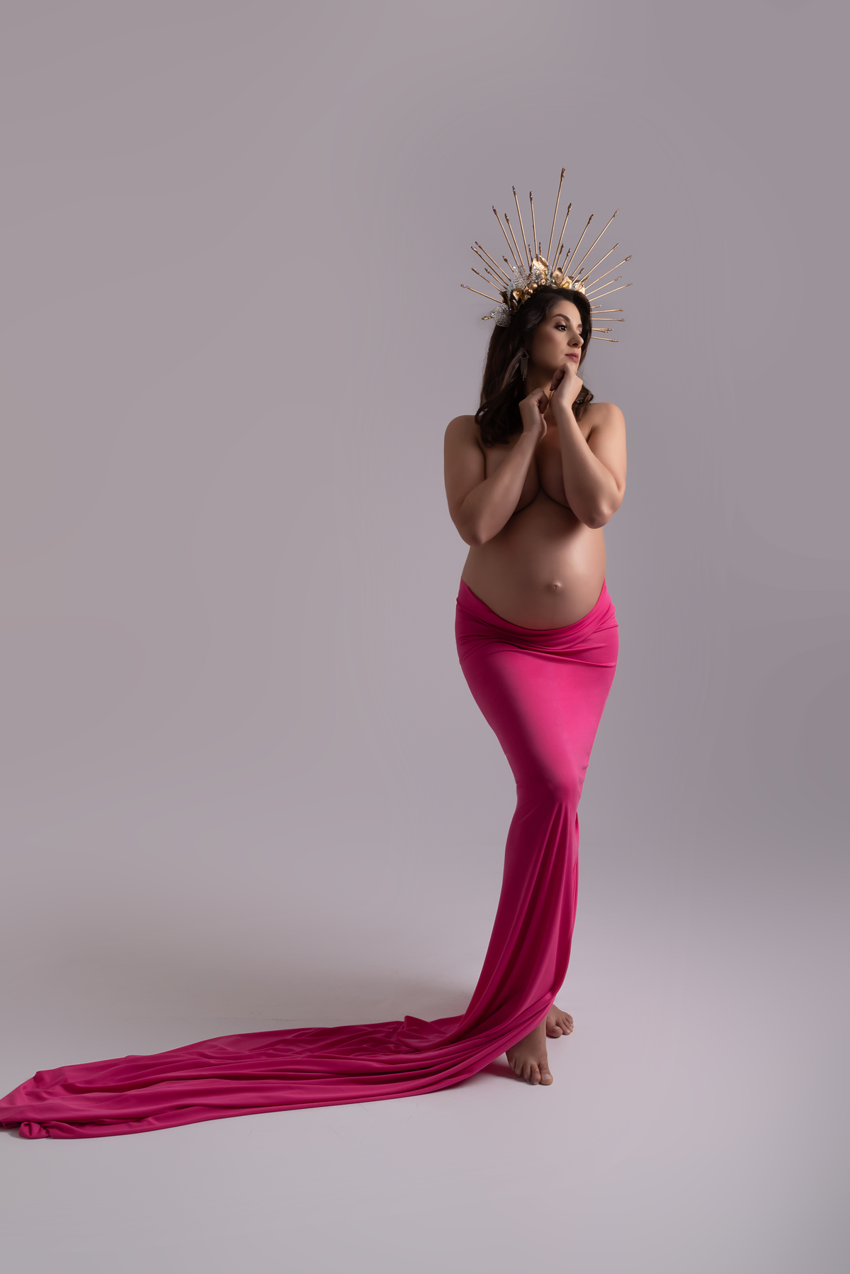 Ensaio gestante luxo  -Estúdio Thais Castro