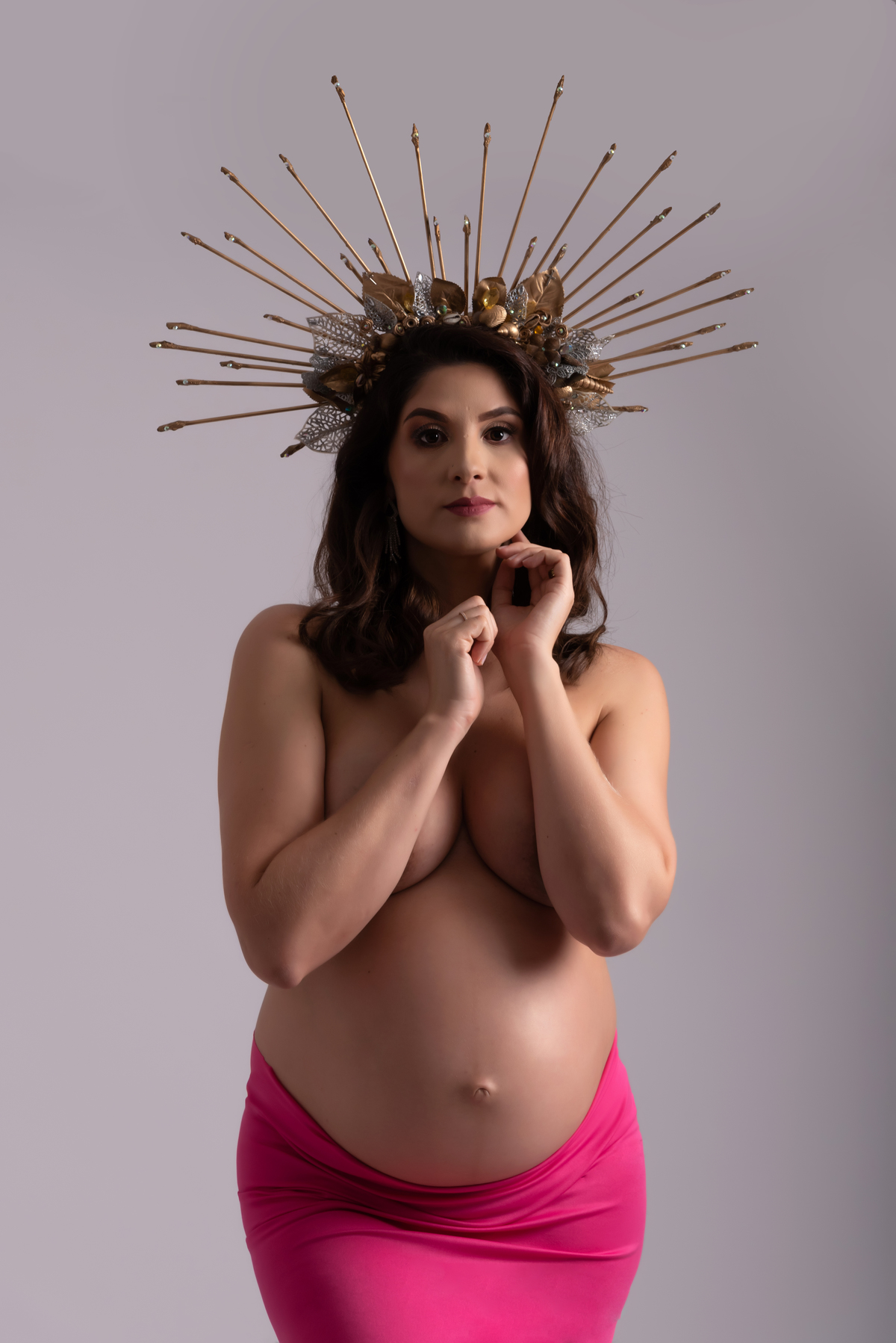 Ensaio gestante luxo  -Estúdio Thais Castro