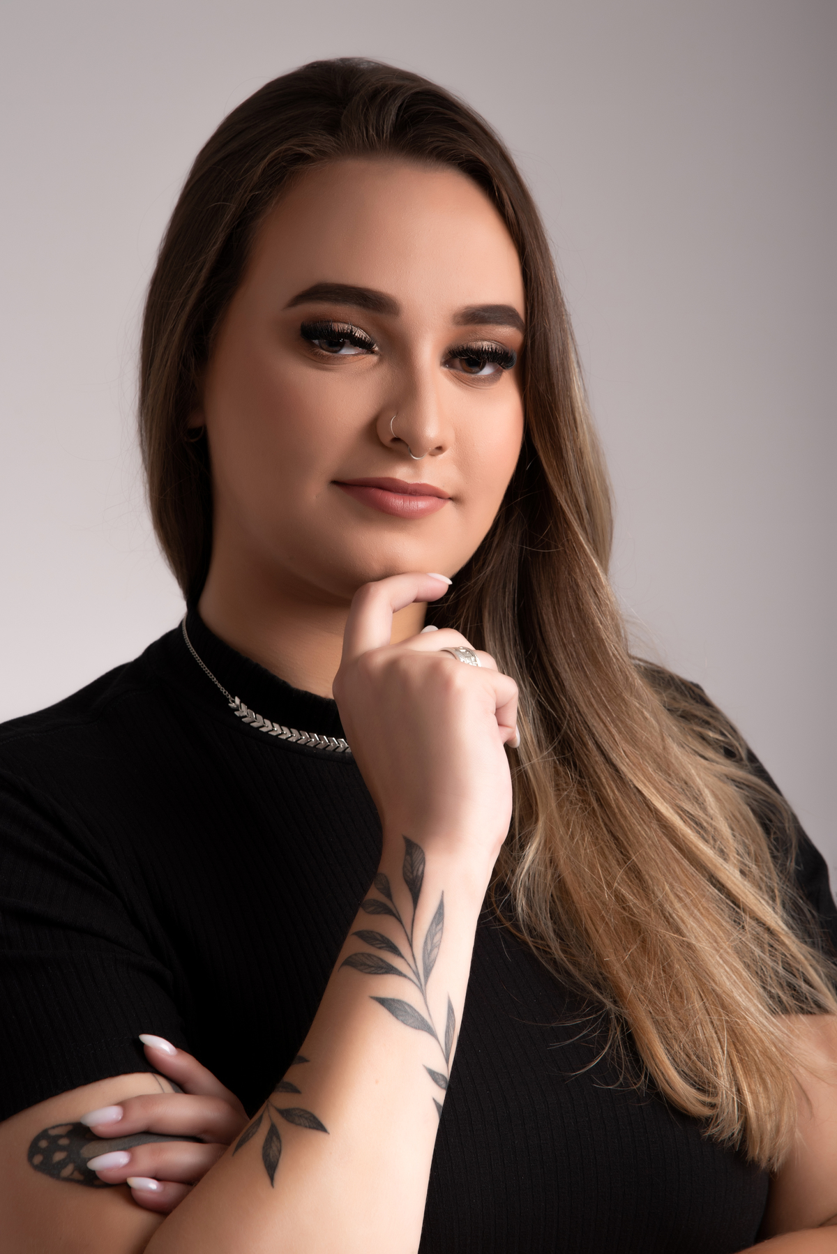 Ensaio corporativo feminino Estúdio Thais Castro