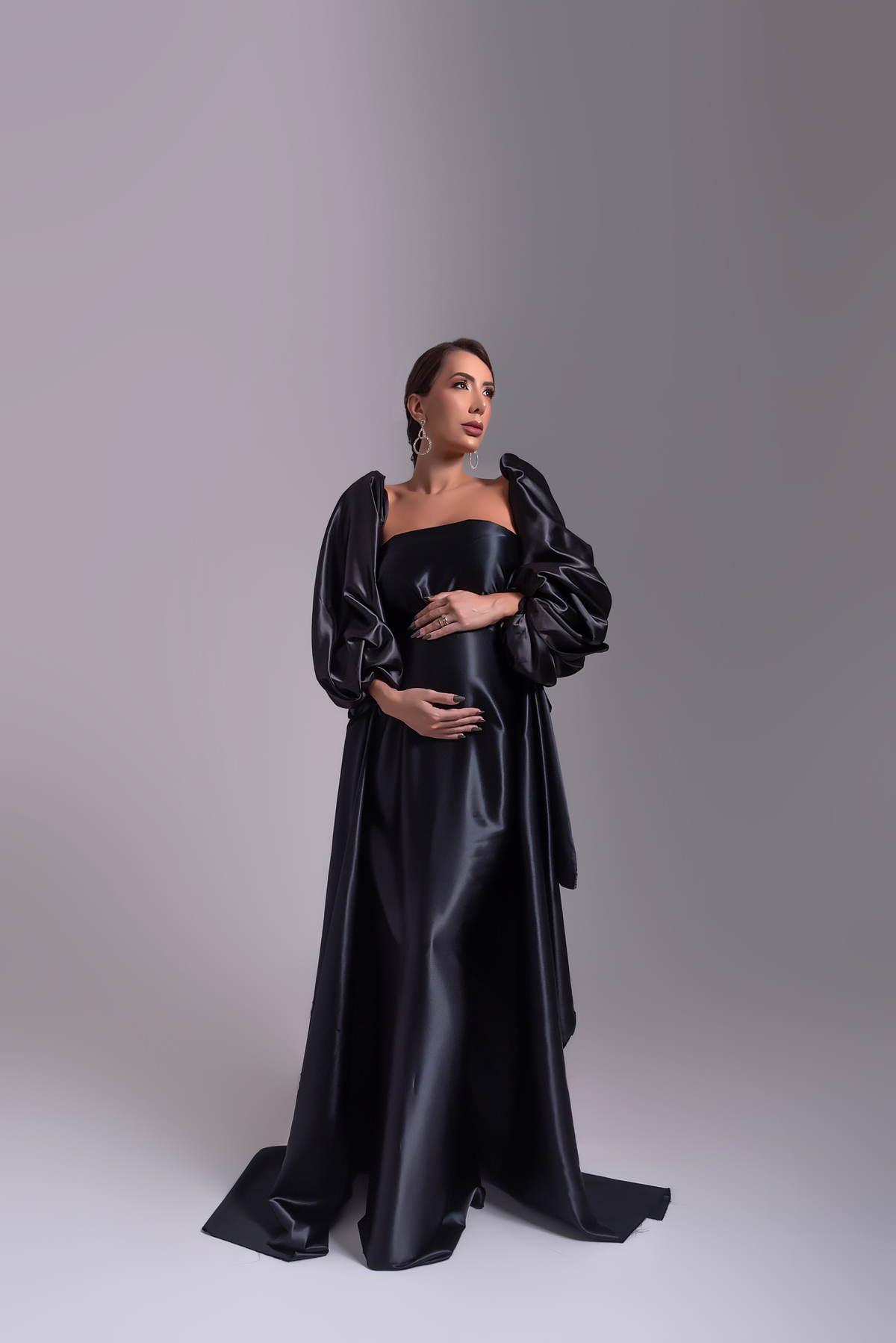 Ensaio gestante luxo fashion Estudio Thais Castro