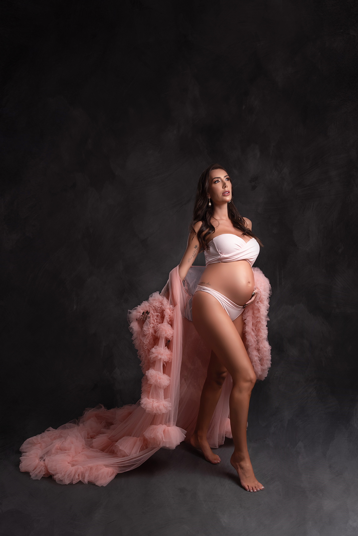 Ensaio gestante luxo fashion Estudio Thais Castro