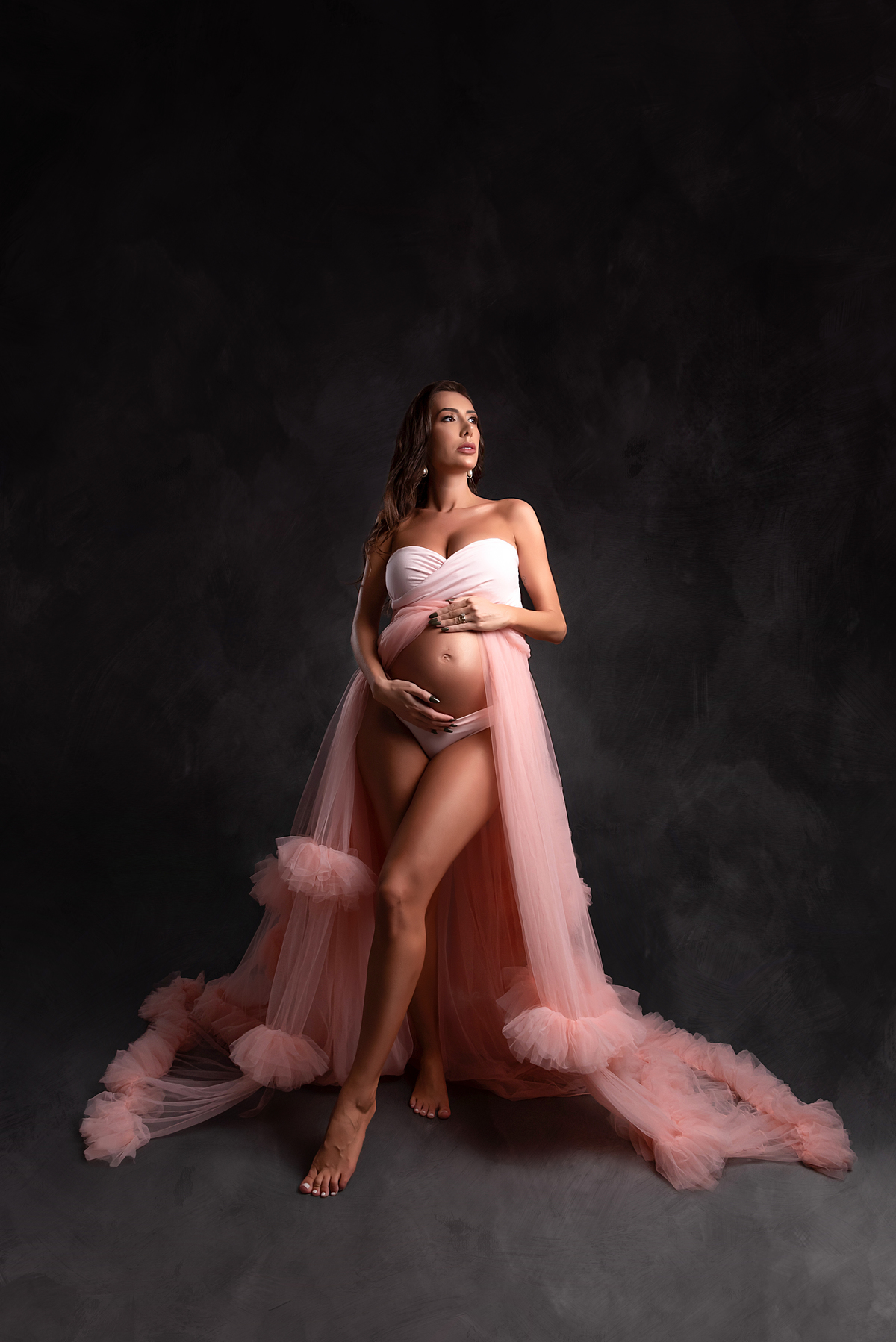 Ensaio gestante luxo fashion Estudio Thais Castro