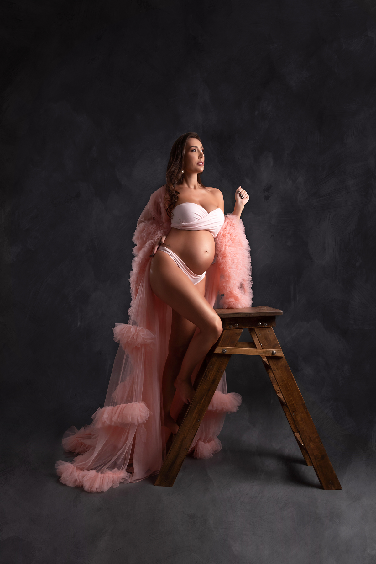 Ensaio gestante luxo fashion Estudio Thais Castro