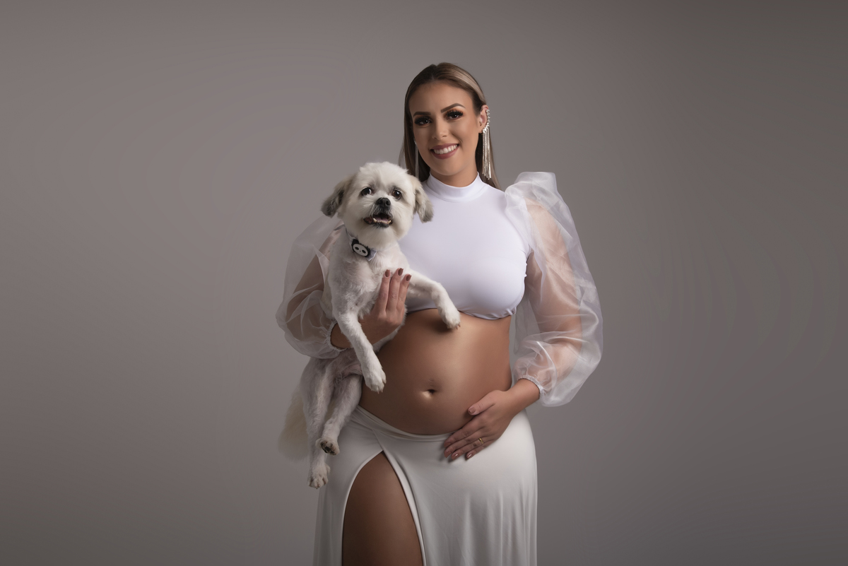 Ensaio gestante luxo fashion Estudio Thais Castro