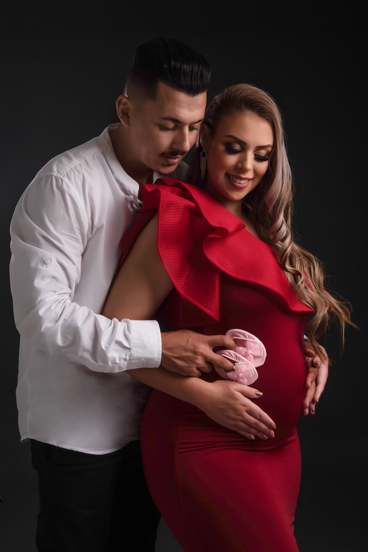 Ensaio gestante luxo fashion Estudio Thais Castro