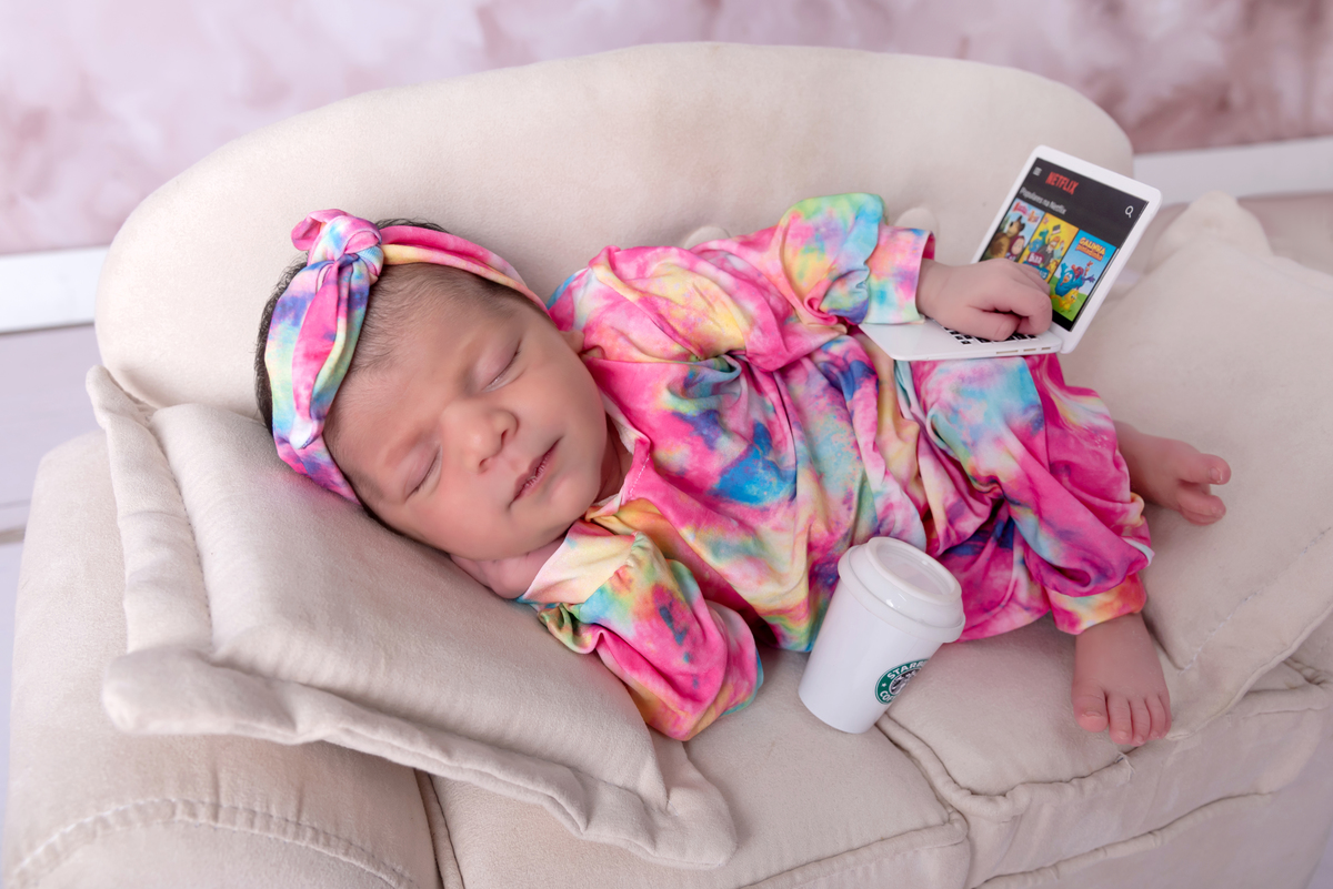 Ensaio newborn  luxo fashion Estudio Thais Castro